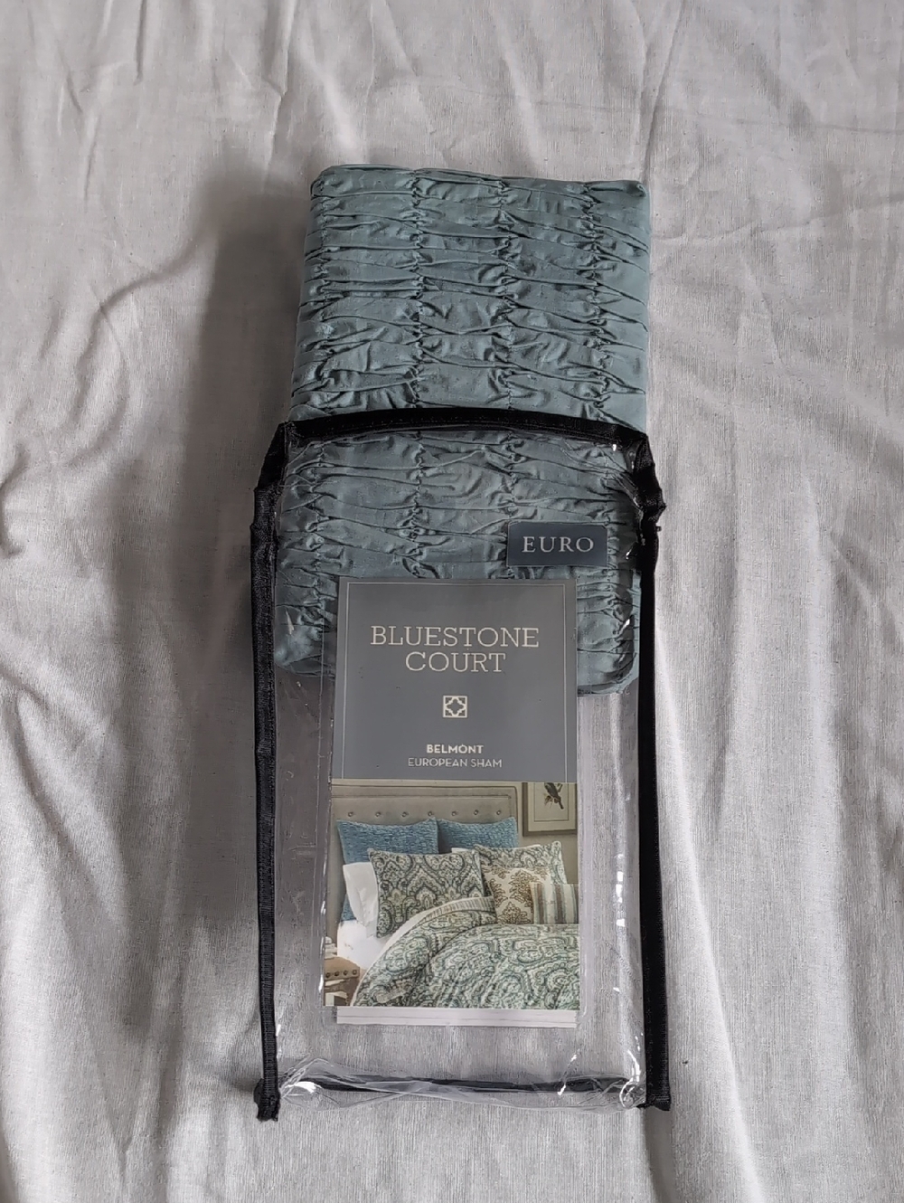 Bluestone Court Belmont European Sham - Sage Green - 1